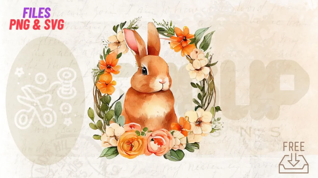 Unleash spring creativity with our free Easter Bunny SVG – a floral delight for Cricut and Silhouette crafts. Craft joyfully!