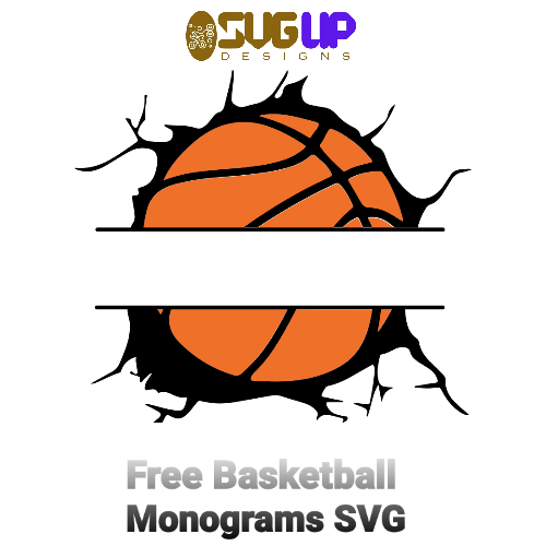 • Basketball Monogram SVG Free Designs for Creative Projects | Download Now